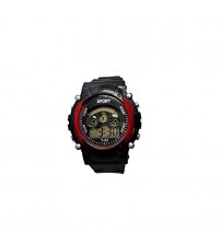 Kids Sports Watch, Stylish Wrist Watch, Digital Watch, T-58, Black and Red Color